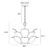 MONTE 8 LIGHT PENDANT